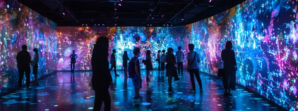 a mesmerizing digital display showcasing the intricate patterns and colors generated by ai algorithms.