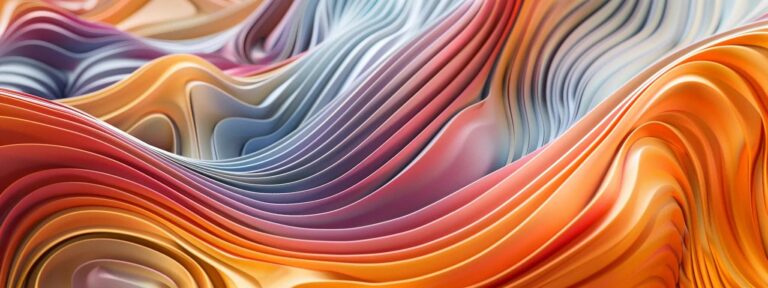 a striking close-up of a vibrant digital landscape, where swirling colors and abstract patterns symbolize the intricate and evolving nature of ai-generated user content.