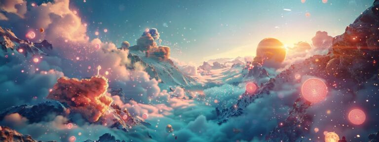 a vibrant digital landscape brimming with diverse, imaginative creations generated by ai, showcasing the fusion of technology and creativity.