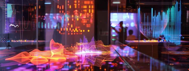 vibrant graphs and charts showcasing the impact of user-generated content ads.