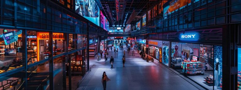 a dynamic and insightful composition showcasing a futuristic digital marketplace filled with vibrant visuals of ai-generated content and compelling discount tags, illuminated by a soft, ambient glow that emphasizes innovation and opportunity.