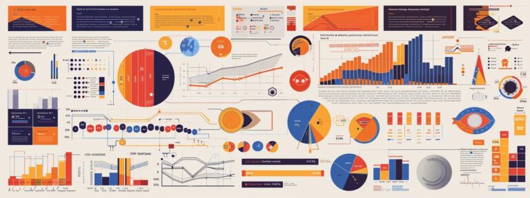 a dynamic infographic illustrating the fluctuating prices of ai-generated user-generated content, featuring vibrant graphs and bold icons that capture the attention of small to medium-sized businesses and enterprises.