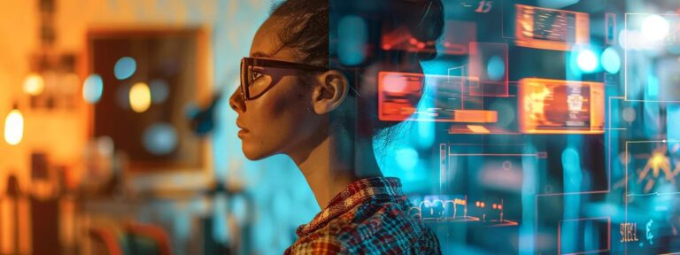 a striking split-image composition vividly contrasts the dynamic world of ai ad generators with the traditional methods of advertising, showcasing vibrant digital elements on one side and timeless vintage visuals on the other, bathed in contrasting lighting to emphasize their effectiveness.