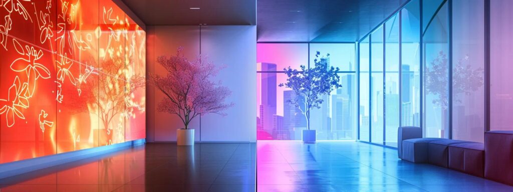 a vibrant comparison chart showcasing the stark contrast between sleek, modern ai advertising costs and the traditional, faded approaches, illuminated by dynamic lighting that emphasizes innovation and evolution in marketing strategies.